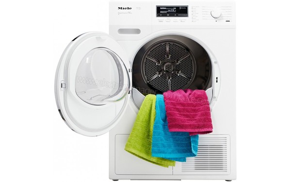 MIELE TKR 650 WP - Vue de face hublot ouvert (cr&eacute;dit : Boulanger)