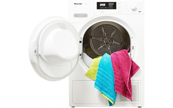 MIELE TMB 540 WP - Vue de face hublot ouvert (cr&eacute;dit : Boulanger)