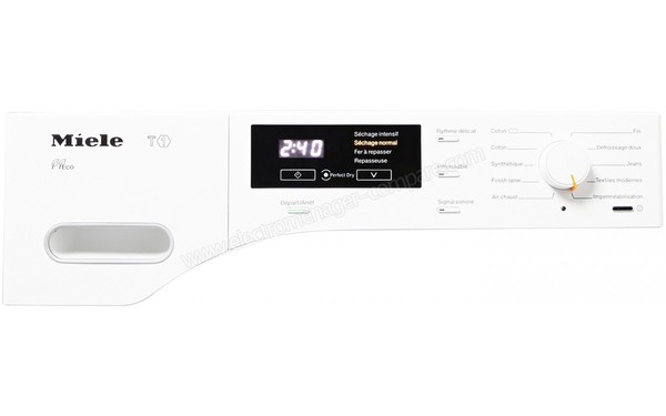 MIELE TMB 540 WP - Panneau de commandes (cr&eacute;dit : Boulanger)
