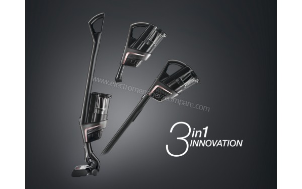 MIELE Triflex HX1 Marron Pro SMML0 - 3 modes d'utilisation (vue de profil)