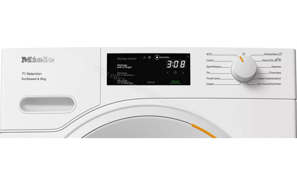 MIELE TSC 643 WP - Panneau de commandes