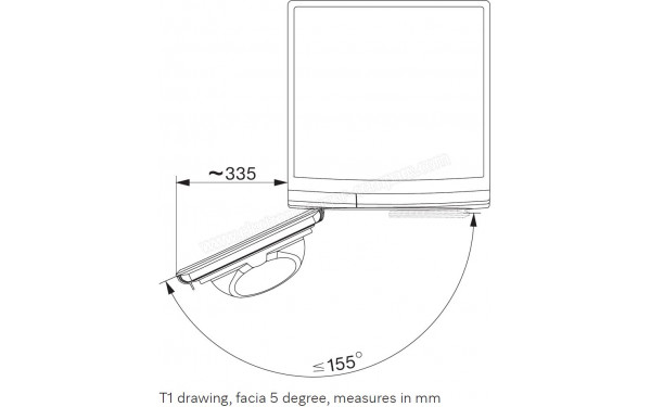 MIELE TSC 643 WP - Dimensions