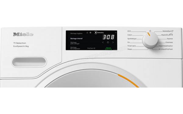 MIELE TSD 643 WP - Panneau de commandes