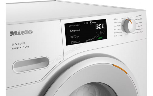 MIELE TSD 643 WP - Vue des programmes