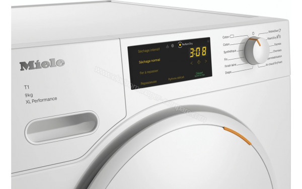 MIELE TWC 364 WP - Panneau de commandes