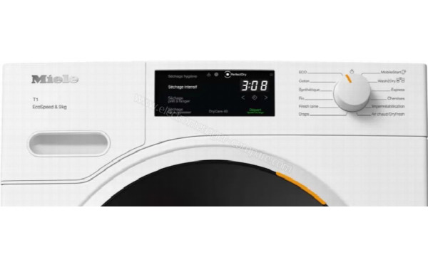 MIELE TWC640WP - Panneau de commandes
