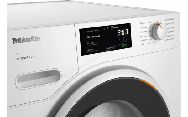 MIELE TWC640WP - Vue des programmes