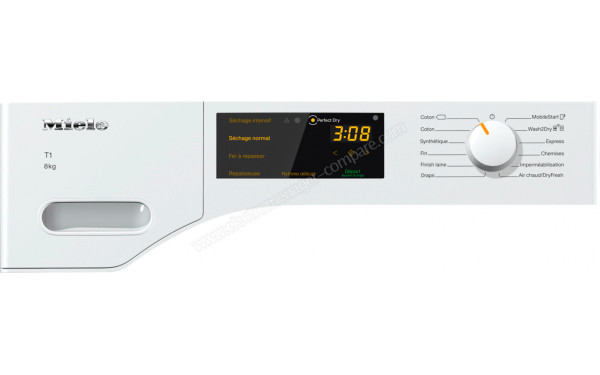 MIELE TWD 260 WP - Panneau de commandes