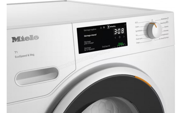 MIELE TWD640WP - Panneau de commandes