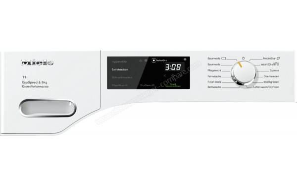 MIELE TWF 760 WP - Panneau de commandes
