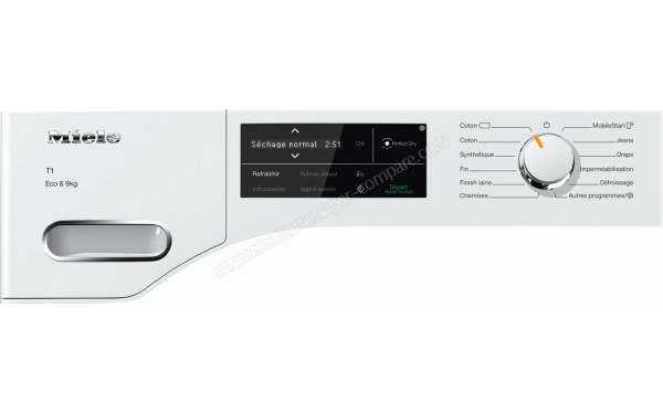 MIELE TWJ 660 WP - Panneau de commandes