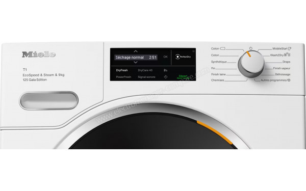 MIELE TWL 680 WP - Panneau de commandes
