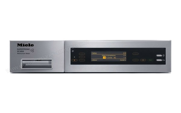 MIELE W 2859 i WPM CHD - Panneau de commandes