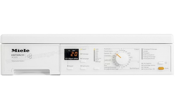 MIELE W 3370 - Panneau de commandes