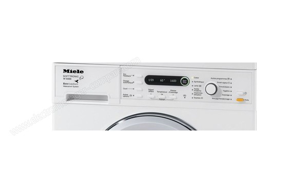 MIELE W 5888 WPS - Panneau de commandes