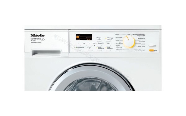 MIELE W 5964 WPS SteamCare - Panneau de commandes