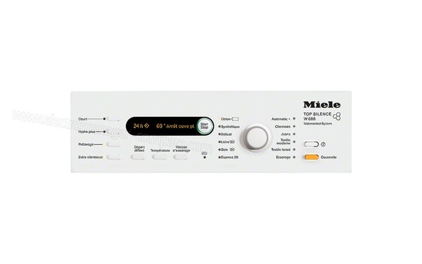 MIELE W 688 - Panneau de commandes