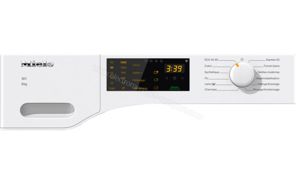 MIELE WCD020 WCS - Panneau de commandes