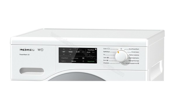 MIELE WCE 320 - Panneau de commandes 1