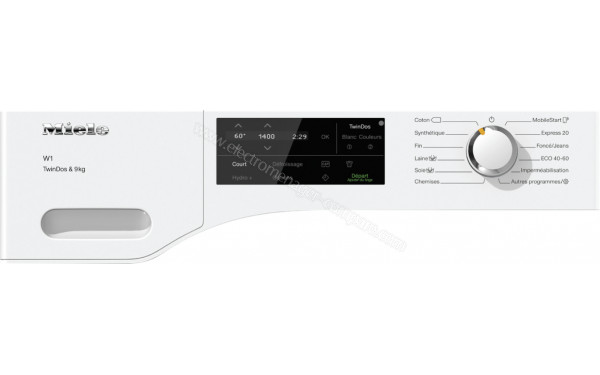 MIELE WCG 660 - Panneau de commandes