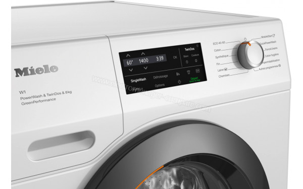 MIELE WCH 870 WCS - Panneau de commandes