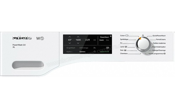 MIELE WCI 320 - Panneau de commandes