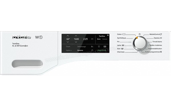 MIELE WCI 660 - Panneau de commandes