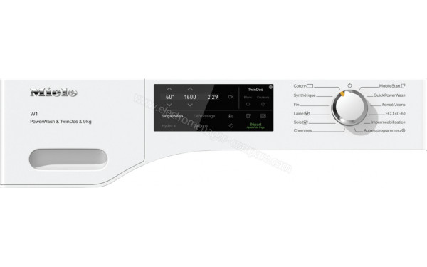 MIELE WCI 860 - Panneau de commandes