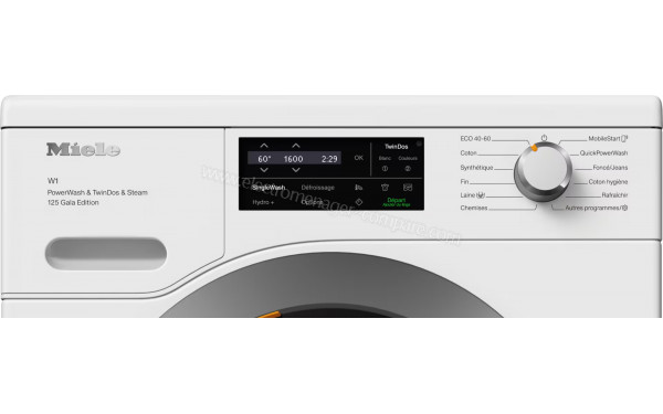 MIELE WCI 880 WCS - Panneau de commandes
