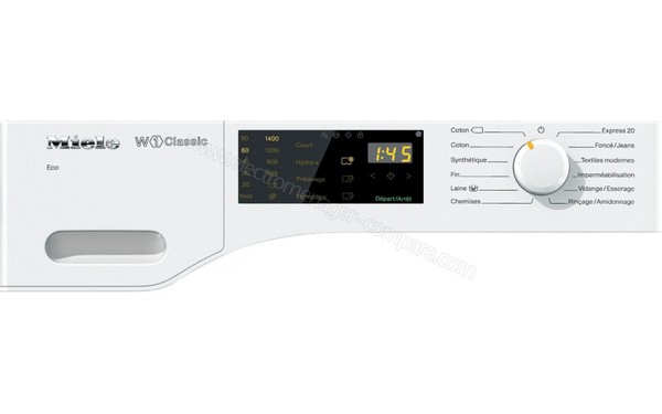 MIELE WDB 004 - Panneau de commandes (cr&eacute;dit : Boulanger)