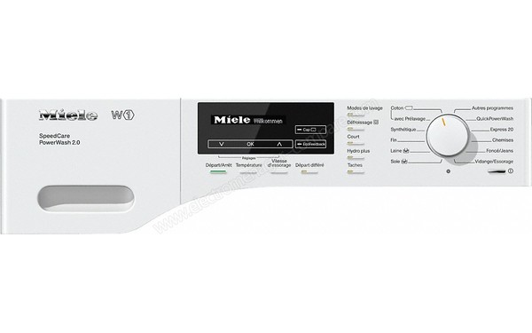 MIELE WKF 301 SpeedCare - Panneau de commandes