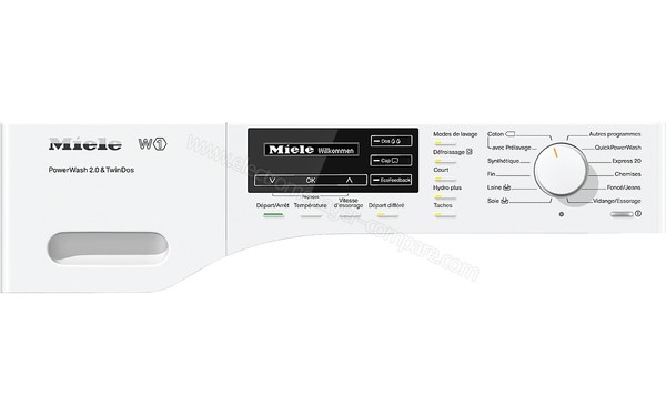 MIELE WKH 121 WPS - Panneau de commandes