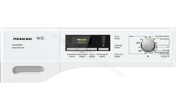 MIELE WKK 210 WPS - Panneau de commandes