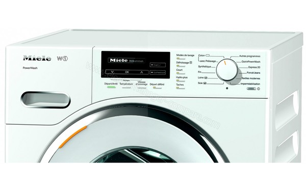 MIELE WMF 120 - Panneau de commandes (cr&eacute;dit : Boulanger)