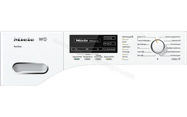 MIELE WMG 820 WPS - Panneau de commandes