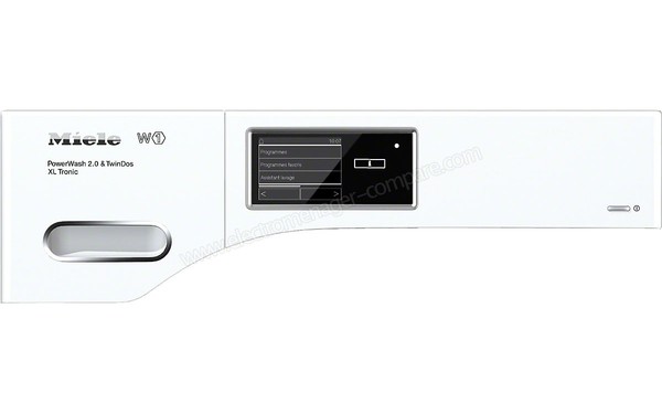 MIELE WMV 960 WPS - Panneau de commandes