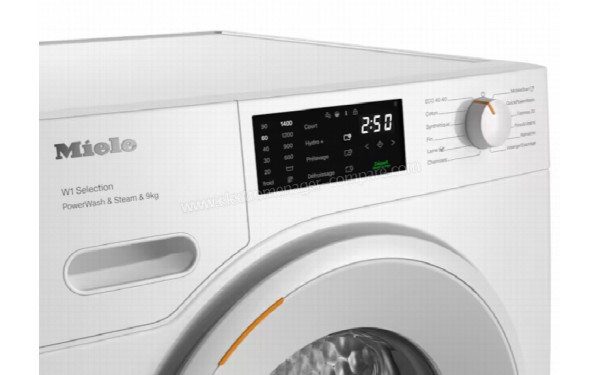 MIELE WSD 383 WCS - Vue des programmes