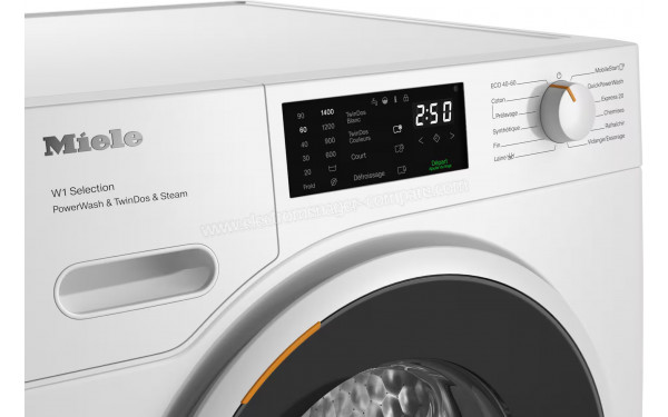 MIELE WSG 883 WCS - Panneau de commandes
