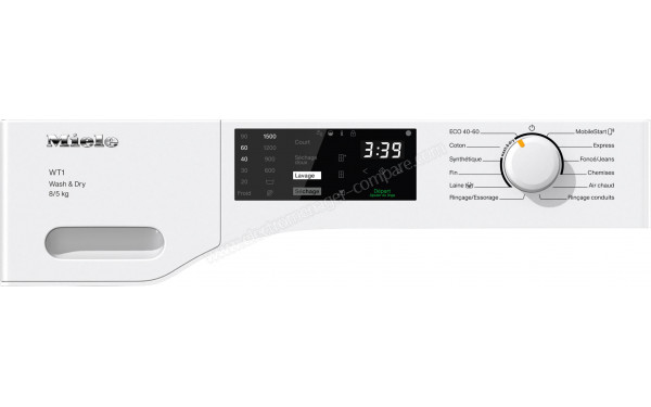 MIELE WTD 160 WCS - Panneau de commandes