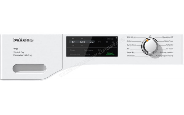 MIELE WTI 360 WPM - Panneau de commandes