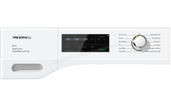 MIELE WTI 370 WPM - Panneau de commandes