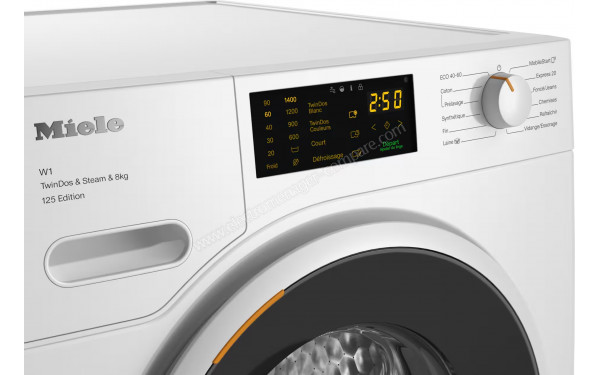 MIELE WWB 680 WCS 125 Edition - Panneau de commandes