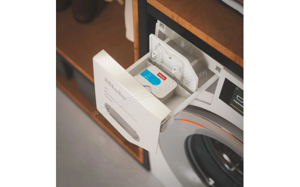 MIELE WWD 380 WCS - Zoom sur le tiroir lessiviel