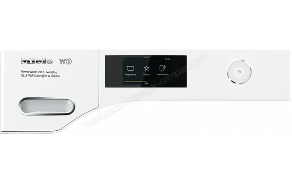 MIELE WWR 880 WPS - Panneau de commandes