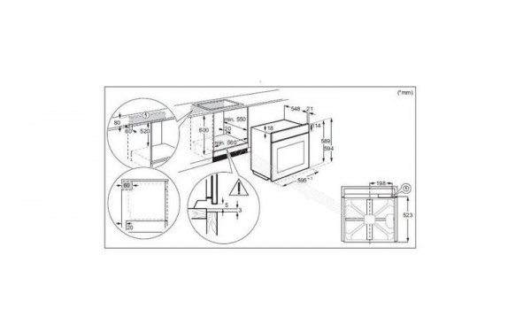 MIOGO MOS721TR - Dimensions