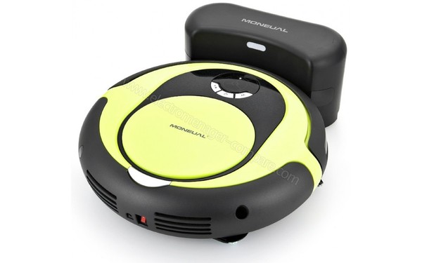 MONEUAL MR6500 vert - Vue 3/4 droite sur base de chargement