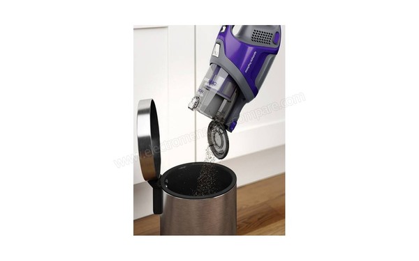 MORPHY RICHARDS Supervac Deluxe - Vue du vidage du bac