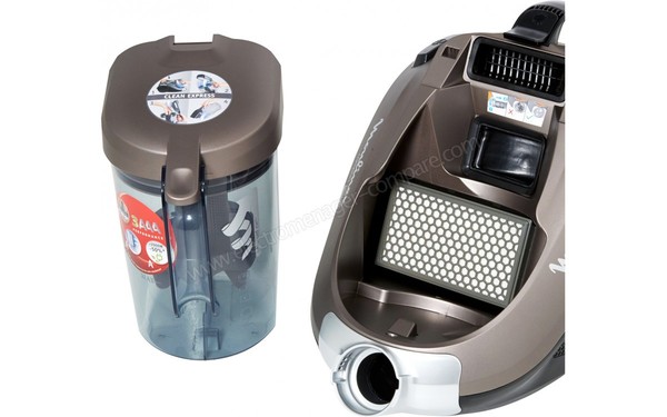 MOULINEX MO3786PA - Vue 3/4 droite bac d&eacute;mont&eacute; (cr&eacute;dit : Boulanger)