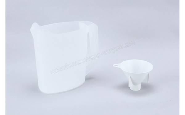 MOULINEX Studio MINID2SL - Carafe et entonnoir (cr&eacute;dit : Darty)