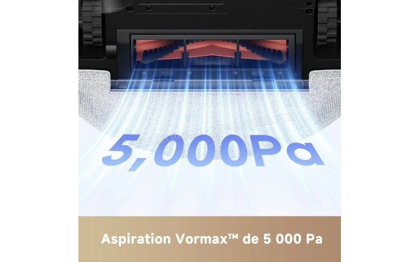 MOVA E20 Noir - Puissance d'aspiration